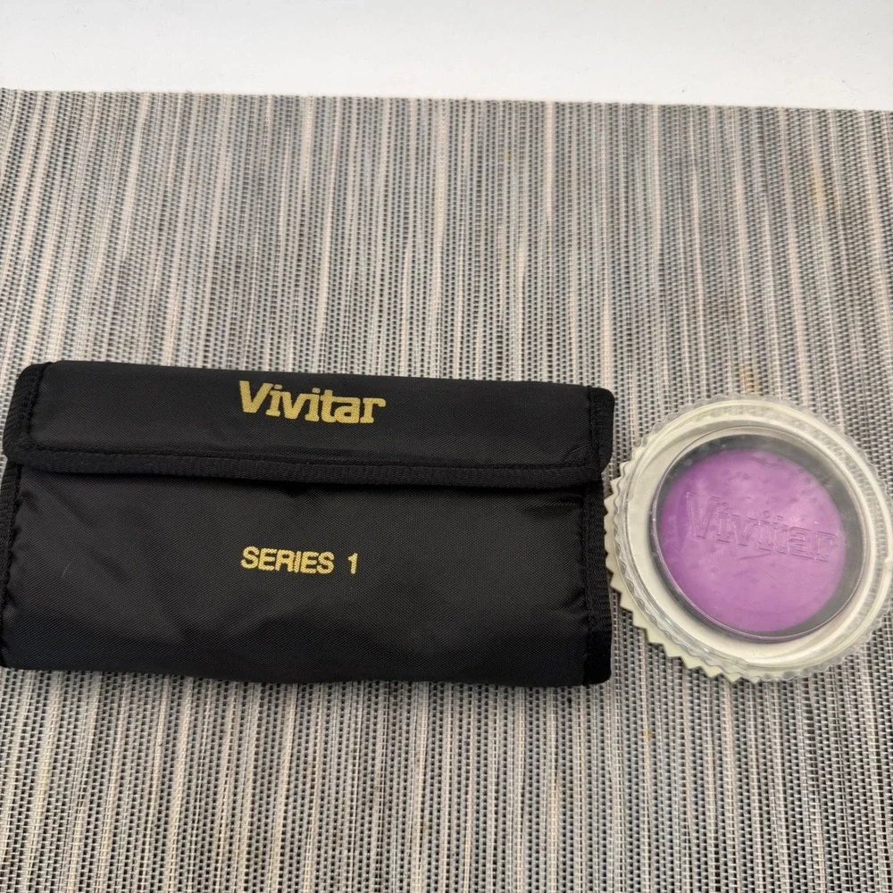 Vivitar Series 1 58mm Lens Filter Set 10X Macro Close-Up +1 +2 +4 FLD with Case